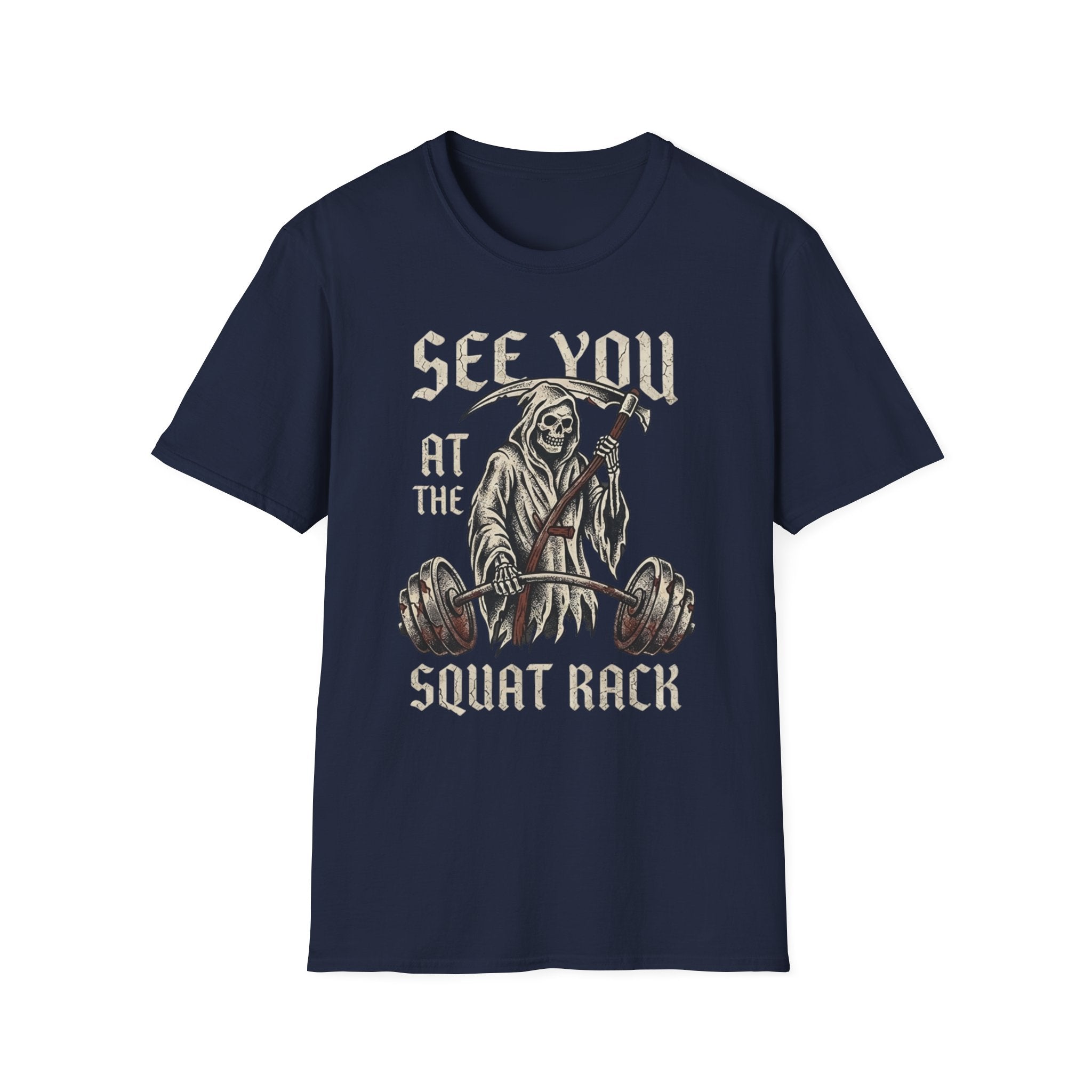 Grim Reaper Squat Rack T-Shirt