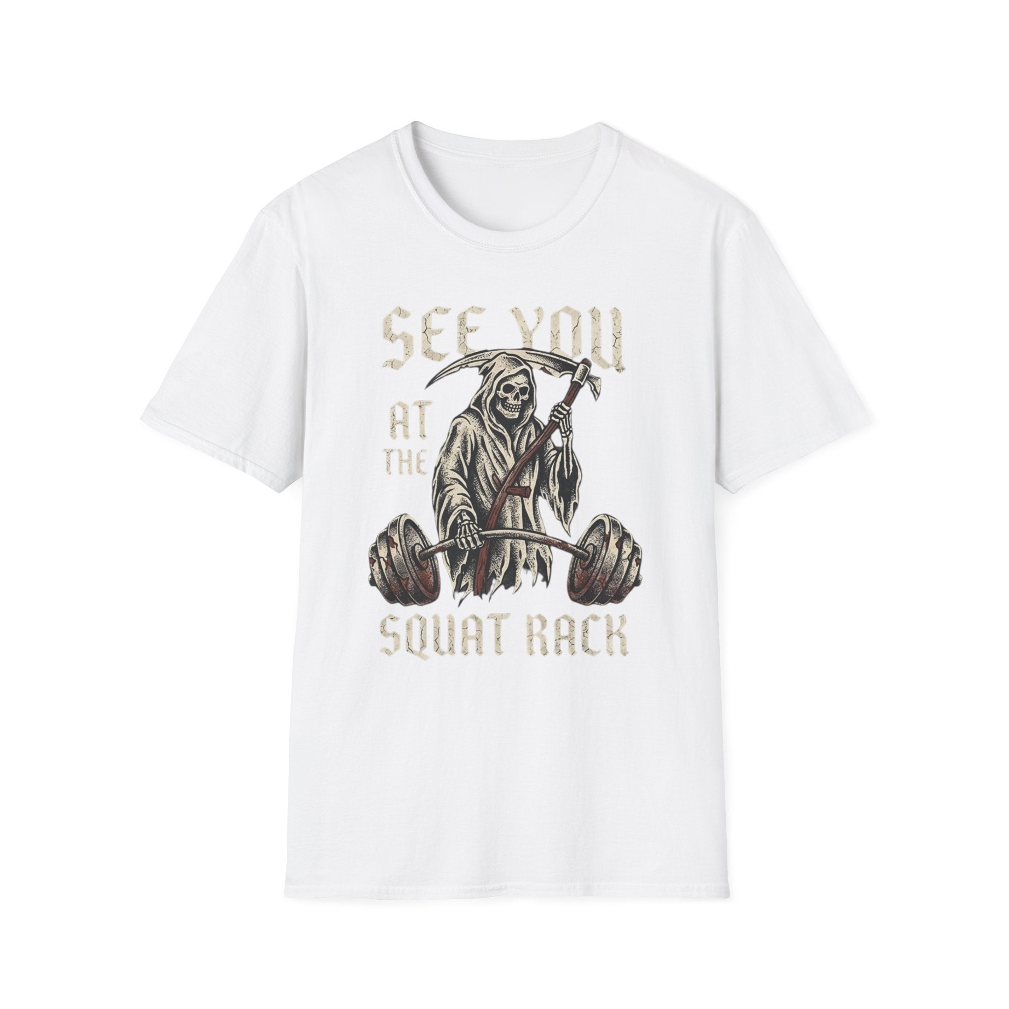 Grim Reaper Squat Rack T-Shirt