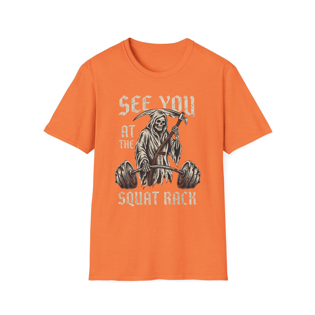 Grim Reaper Squat Rack T-Shirt