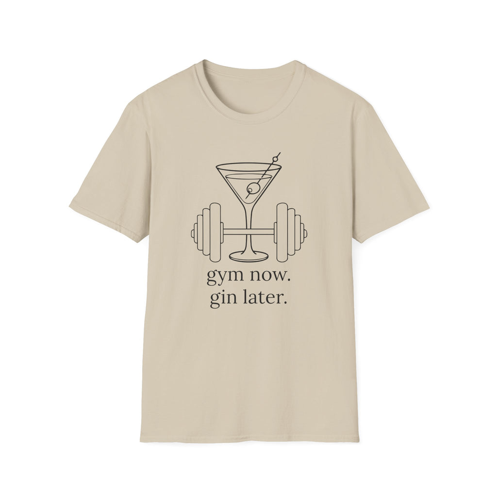 Gym Now Gin Later T-Shirt