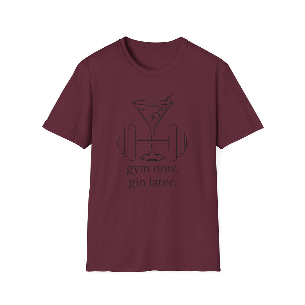 Gym Now Gin Later T-Shirt
