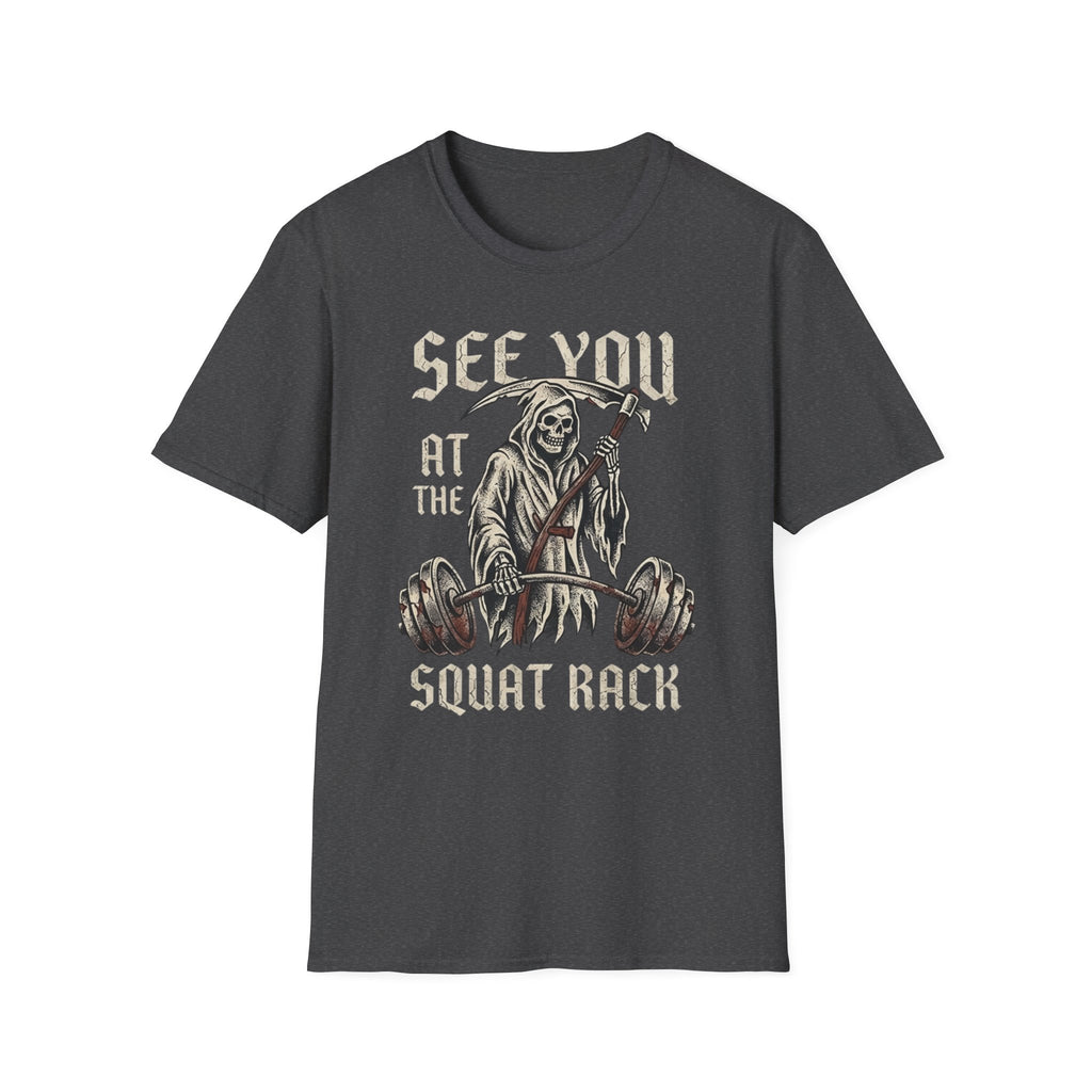 Grim Reaper Squat Rack T-Shirt