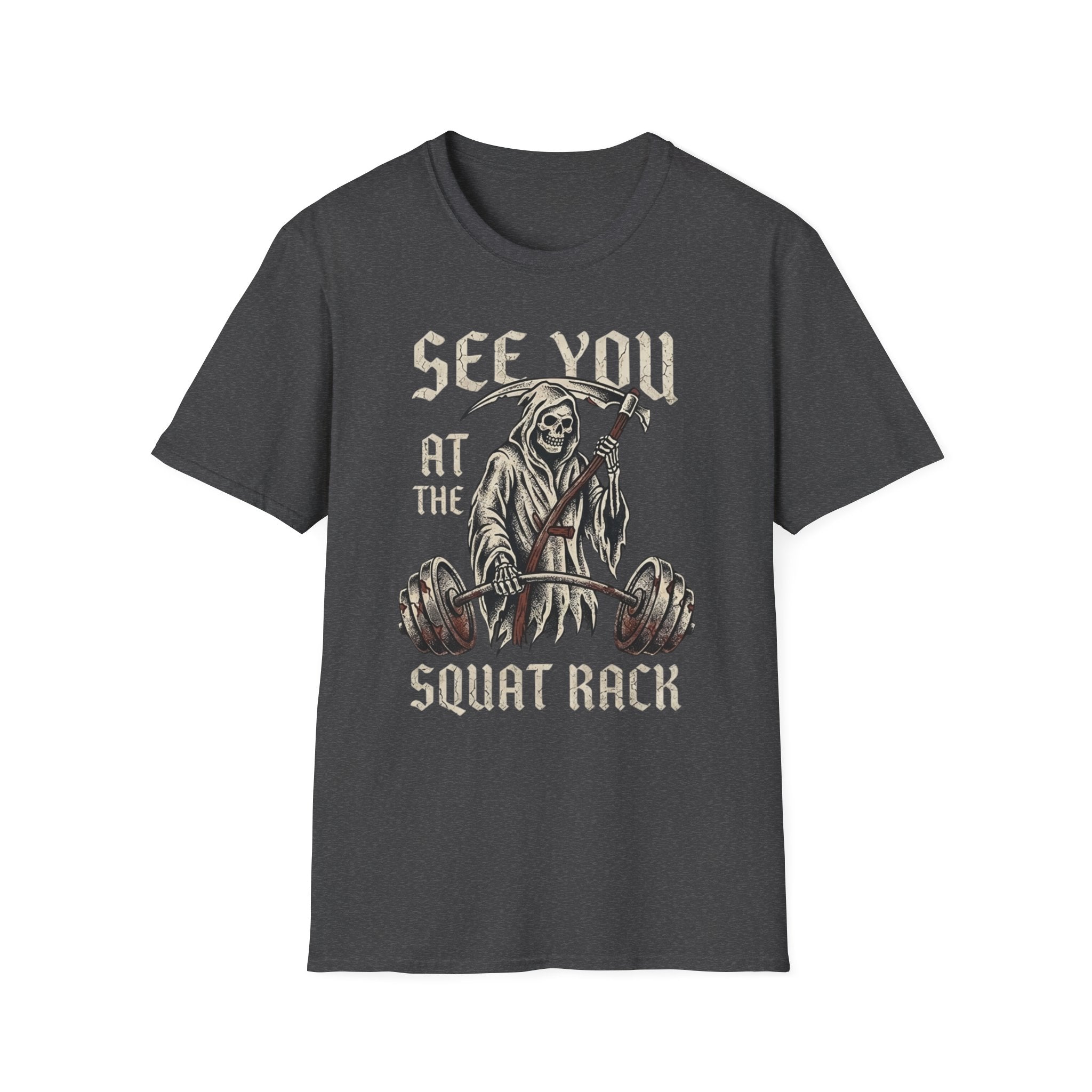 Grim Reaper Squat Rack T-Shirt