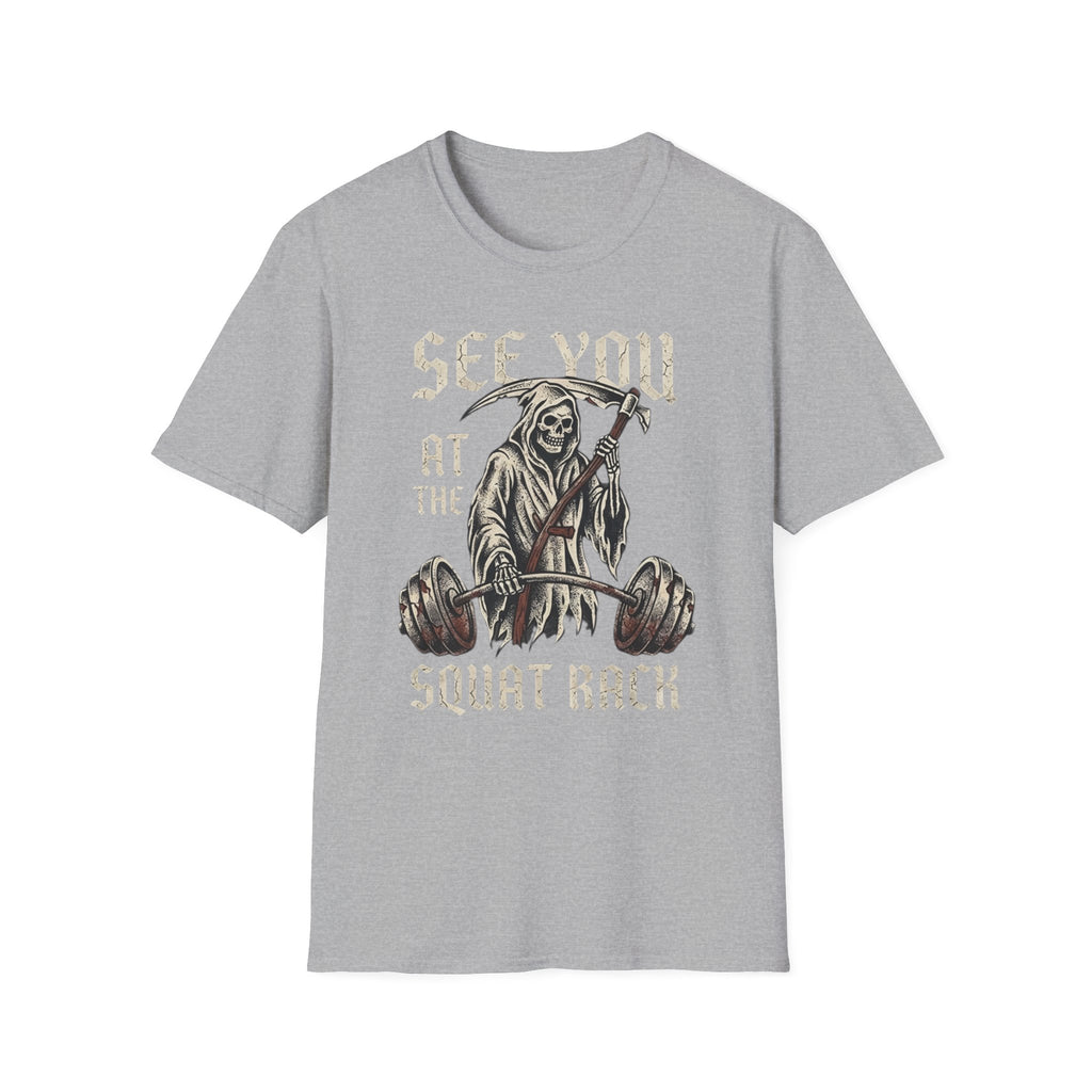 Grim Reaper Squat Rack T-Shirt