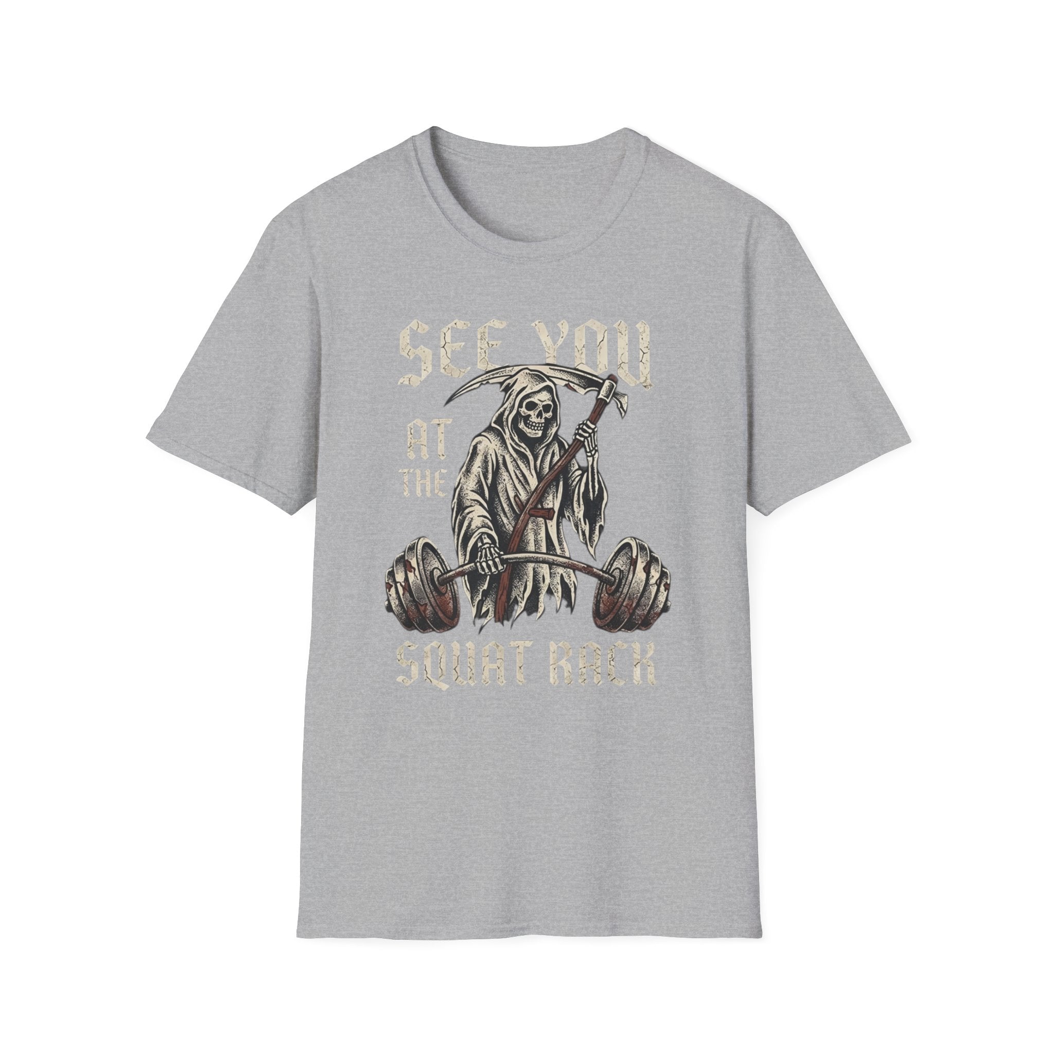 Grim Reaper Squat Rack T-Shirt