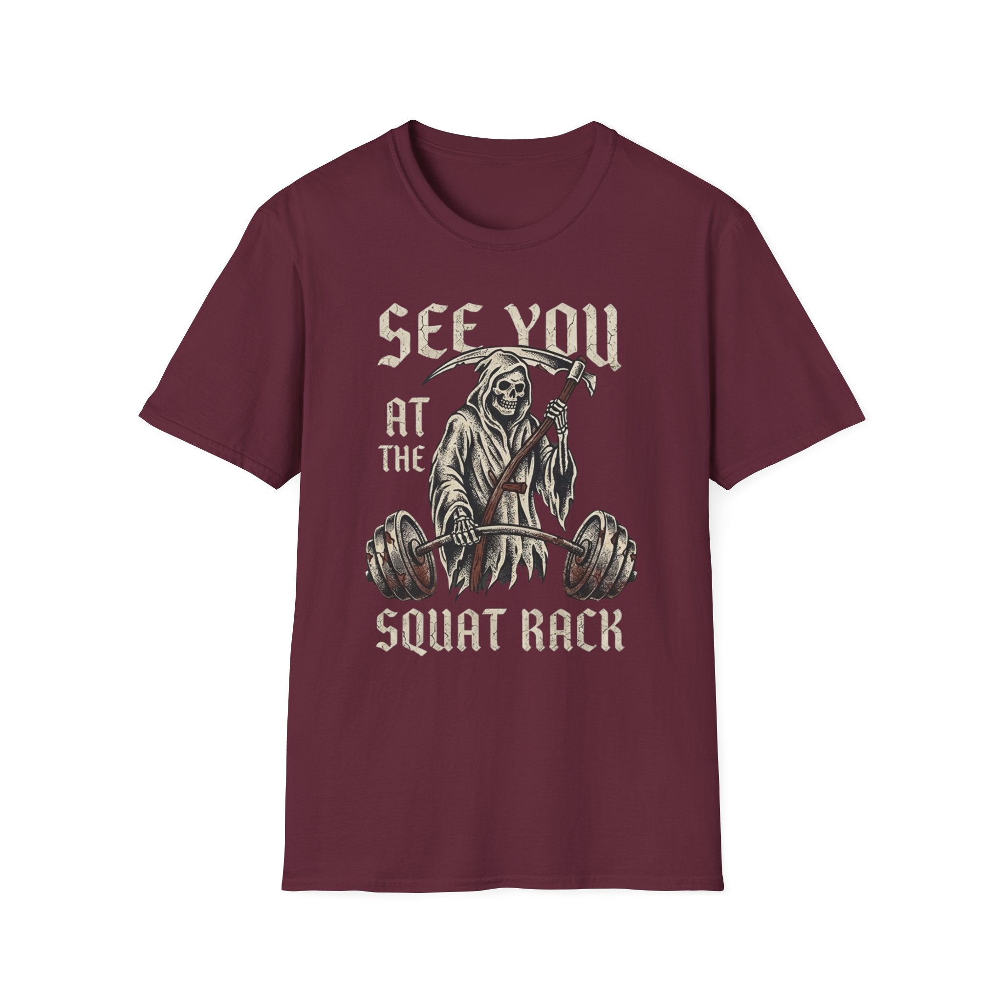 Grim Reaper Squat Rack T-Shirt
